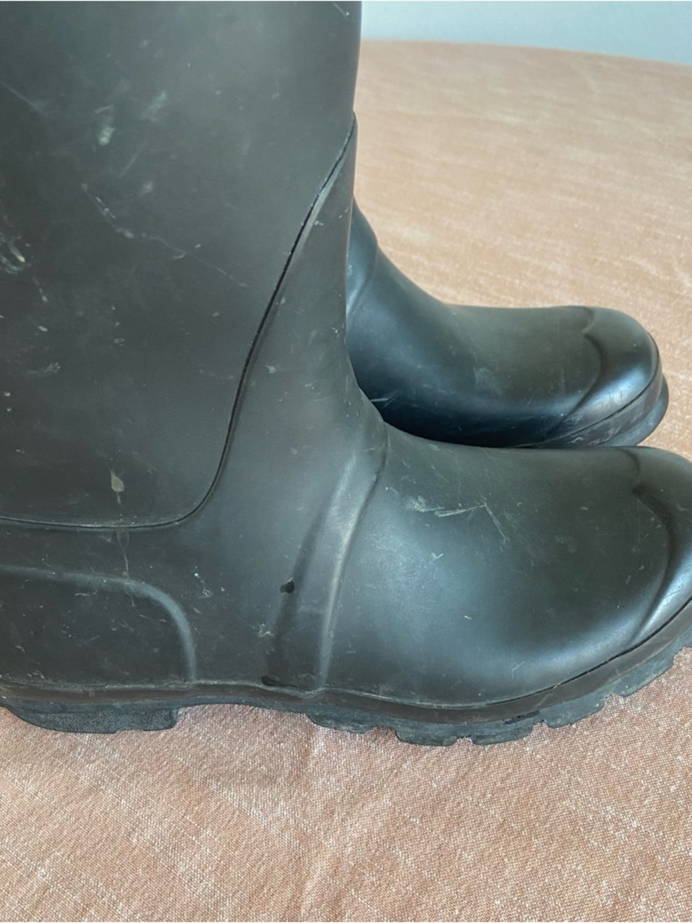 Original Hunter Rain Boot Tall Matte Black Womens Size 8 - Picture 5 of 13